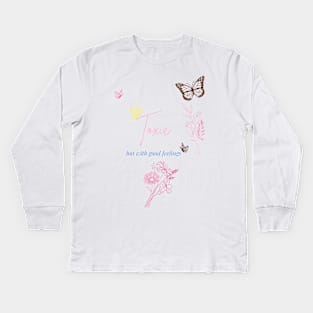 Toxic girlfriend Kids Long Sleeve T-Shirt